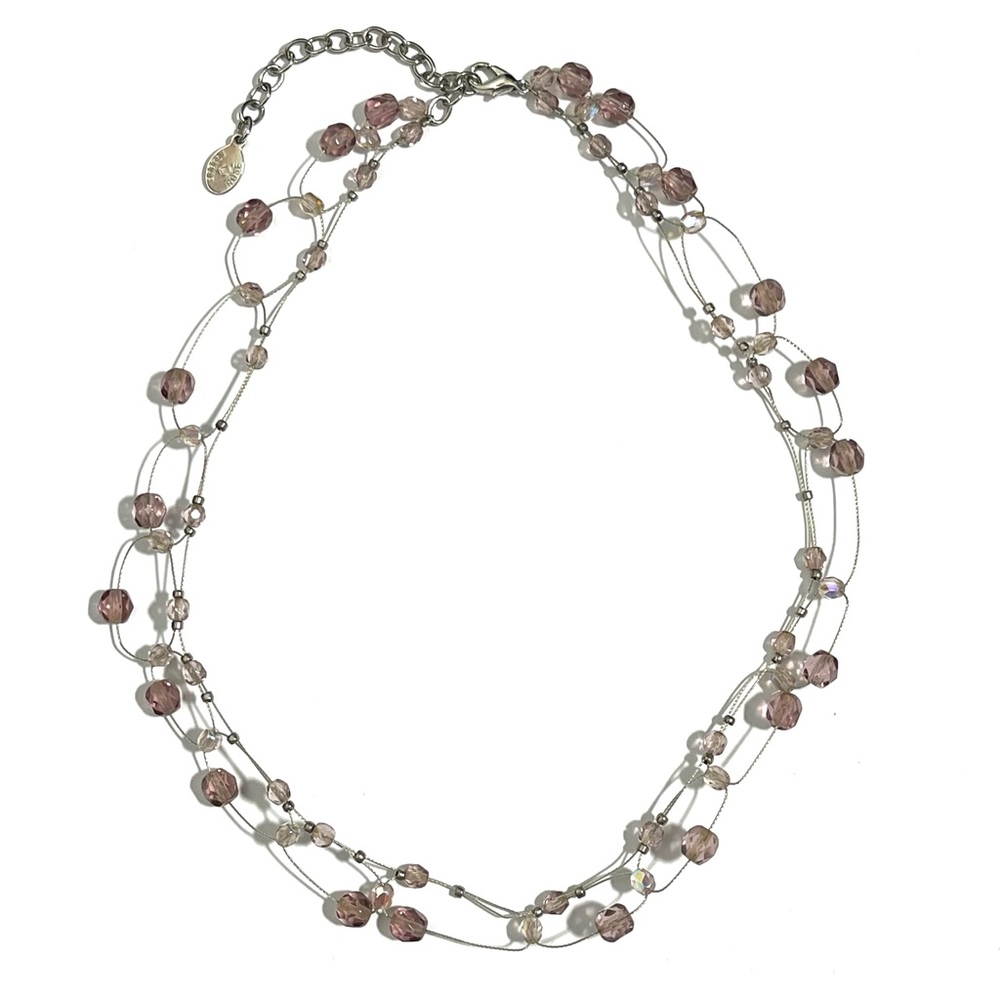 Robert Rose Floating Beads Necklace Signed